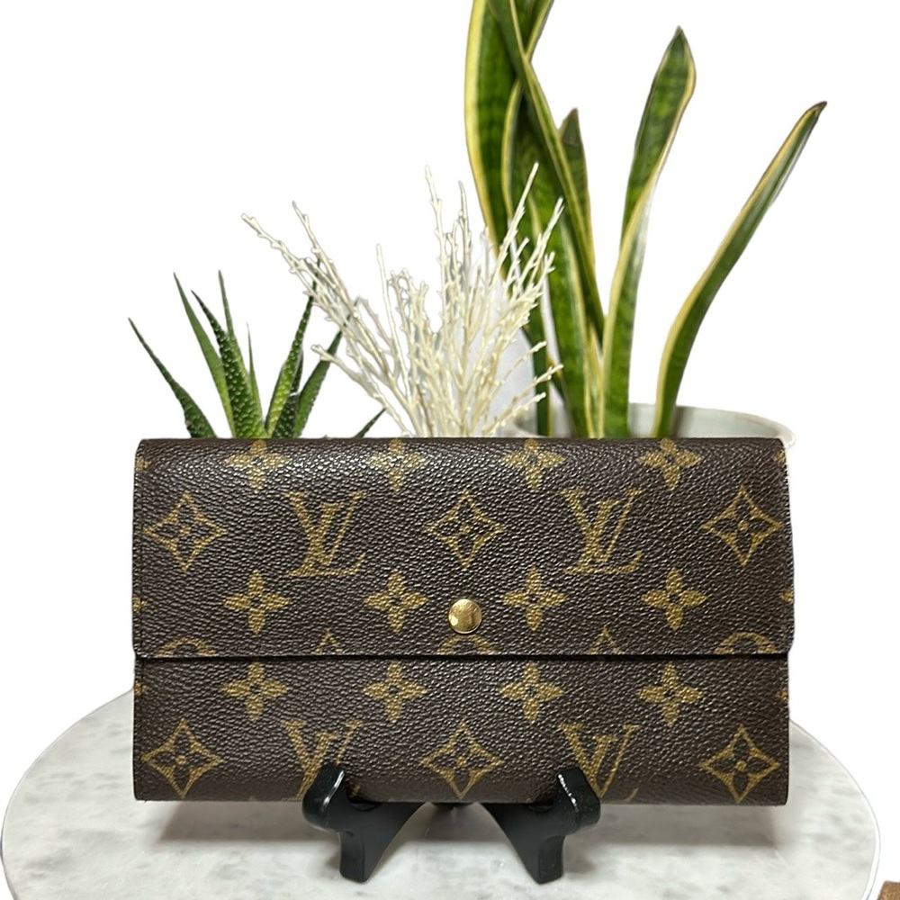 Louis Vuitton Brown Monogram Canvas Continental Wallet
